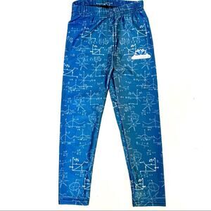 Lotus Math Equations Spandex Leggings Kids Small